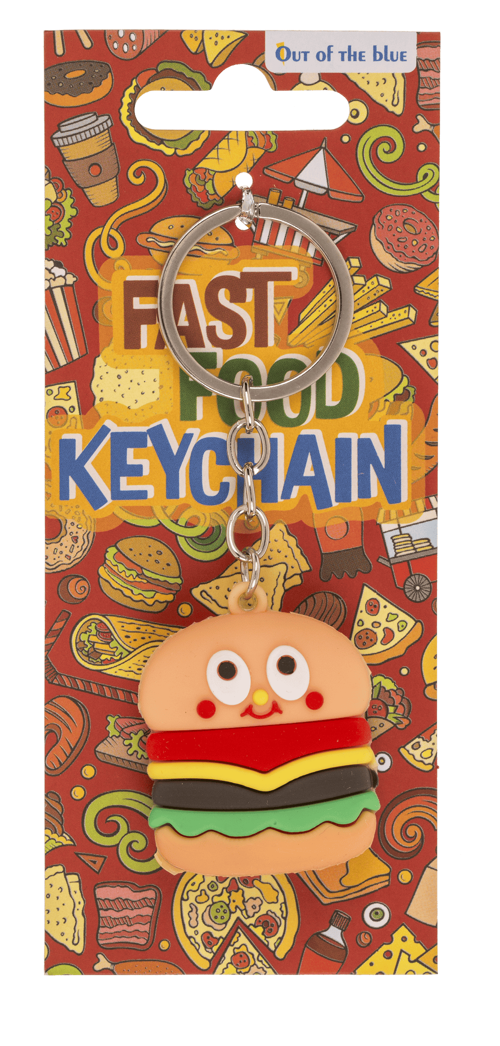 Metal keychain, Fast Food,
