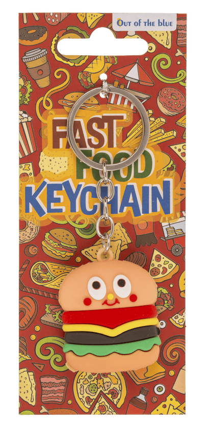 Metal keychain, Fast Food,