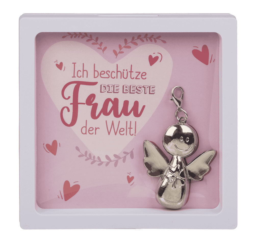 Angel Keychain, 3,6 x 4,5 x 0,7 cm,