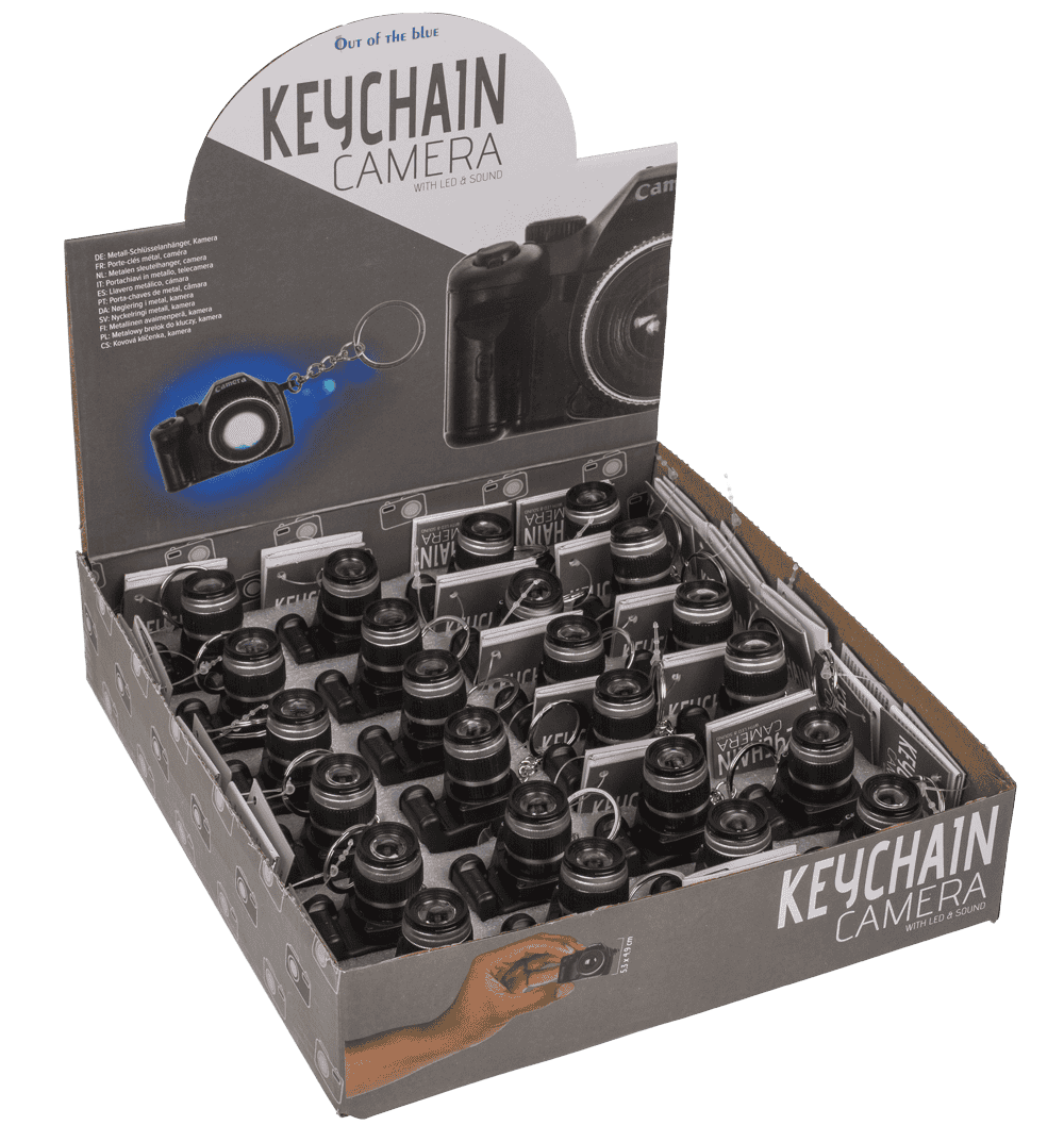 Metal keychain, Camera,
