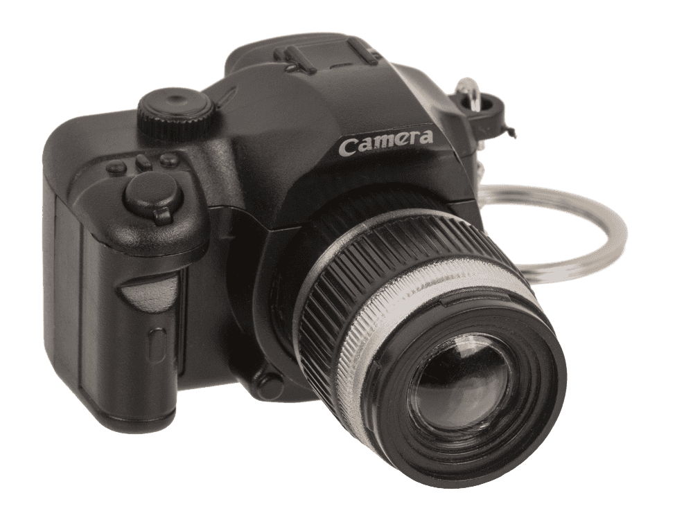 Metal keychain, Camera,