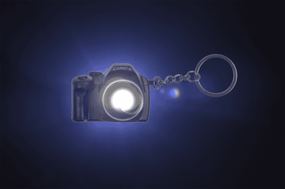 Metal keychain, Camera,
