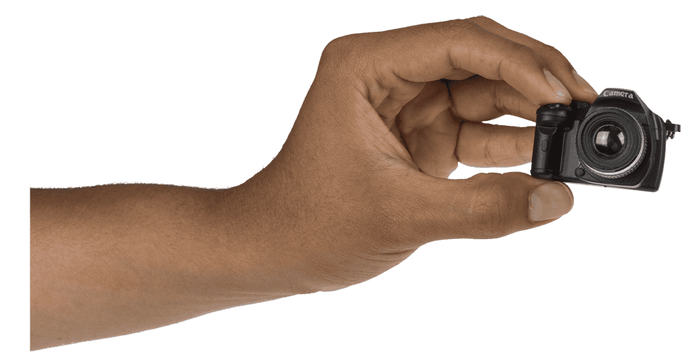 Metal keychain, Camera,