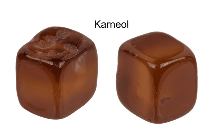 Chakra stones, set of 7 pcs in organza sachet,