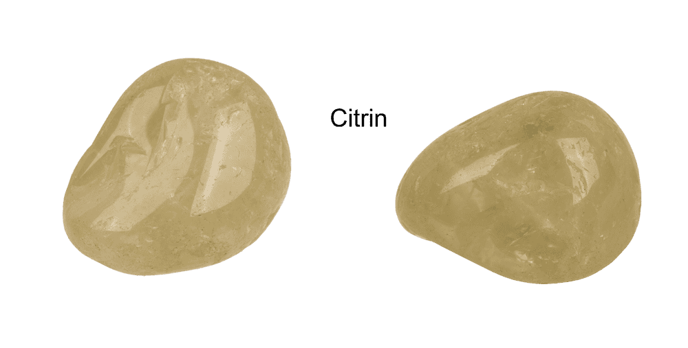 Chakra stones, set of 7 pcs in organza sachet,