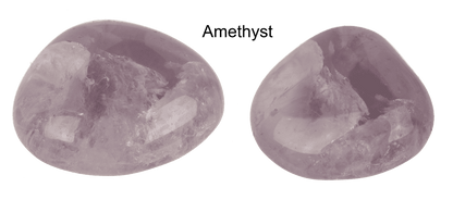 Chakra stones, set of 7 pcs in organza sachet,