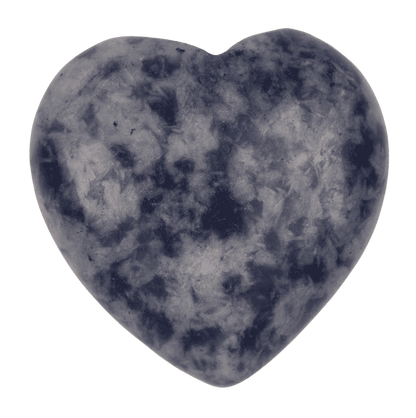 Gem stone, heart, 2,5 cm,