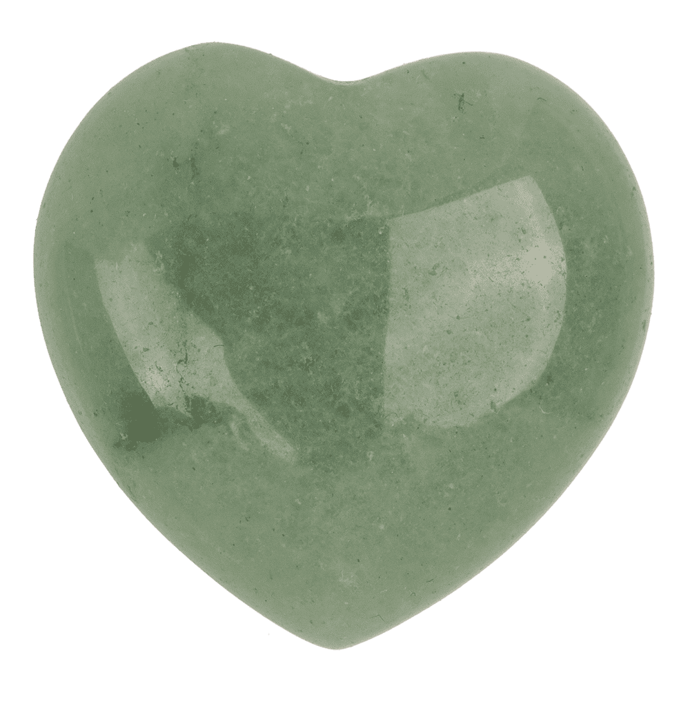 Gem stone, heart, 2,5 cm,