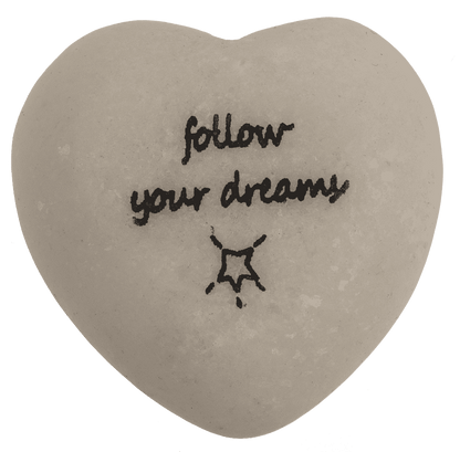 Loving Hearts, made of marble,