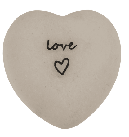 Loving Hearts, made of marble,