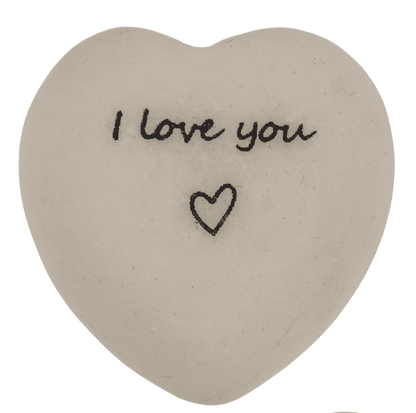 Loving Hearts, made of marble,