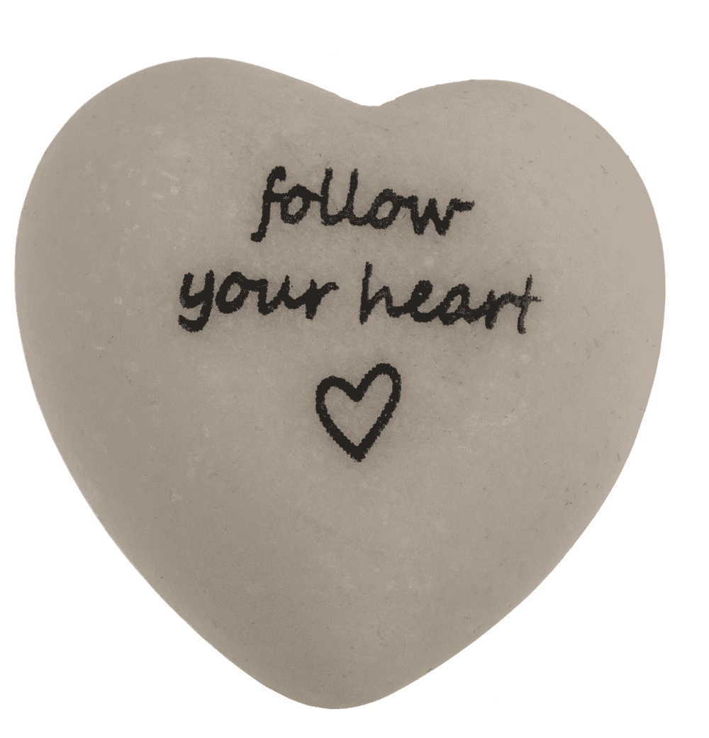 Loving Hearts, made of marble,