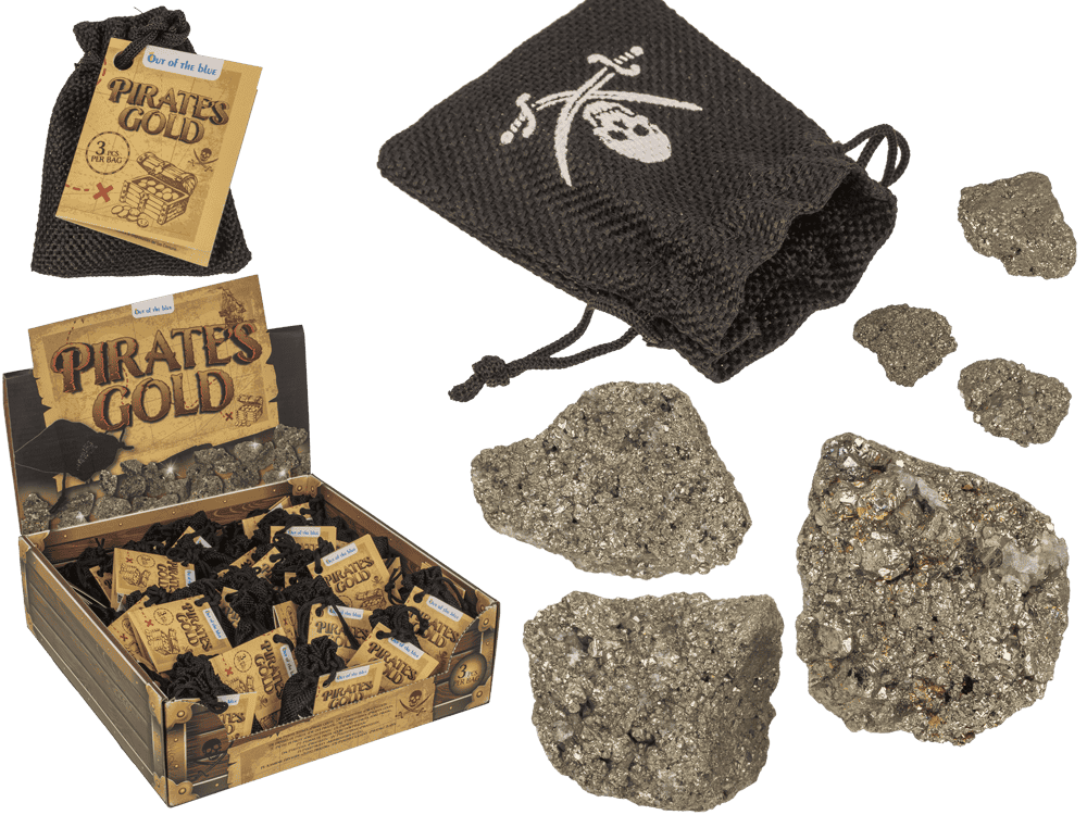 Pyrit stones, pirates gold,