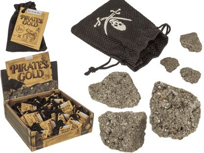Pyrit stones, pirates gold,