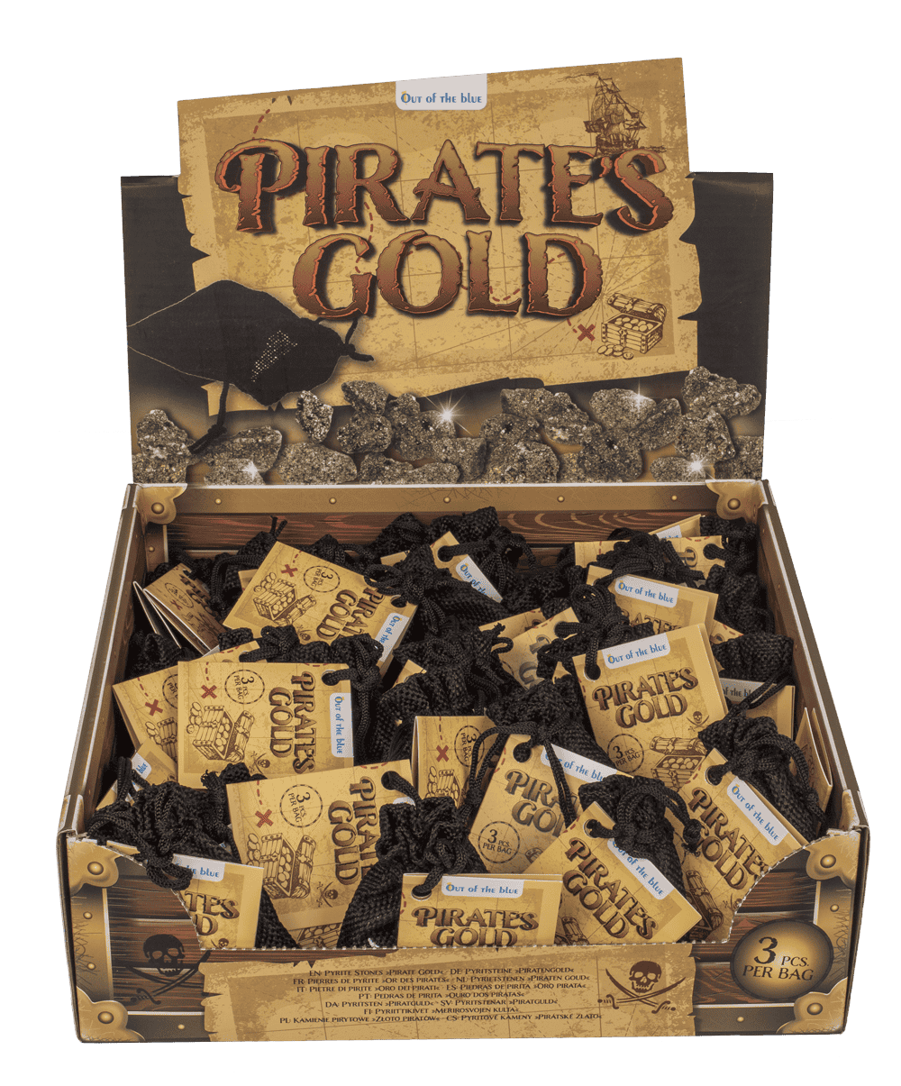 Pyrit stones, pirates gold,