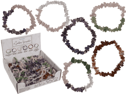 Multi-colour gemstone bracelet,