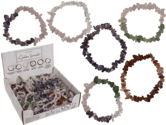 Multi-colour gemstone bracelet,