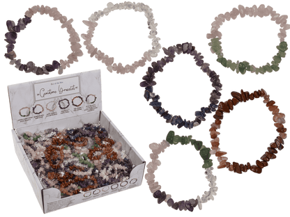 Multi-colour gemstone bracelet,