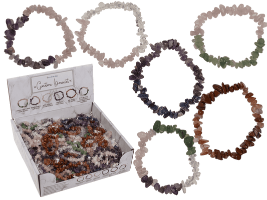 Multi-colour gemstone bracelet,
