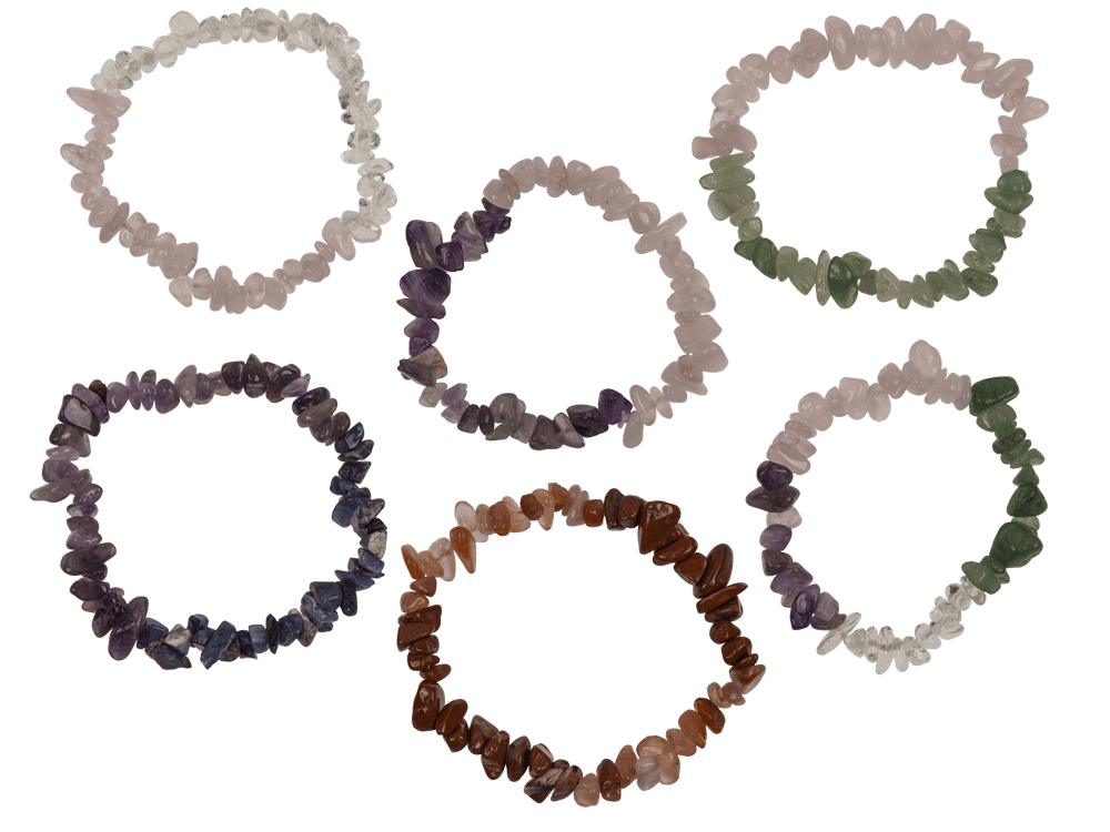 Multi-colour gemstone bracelet,
