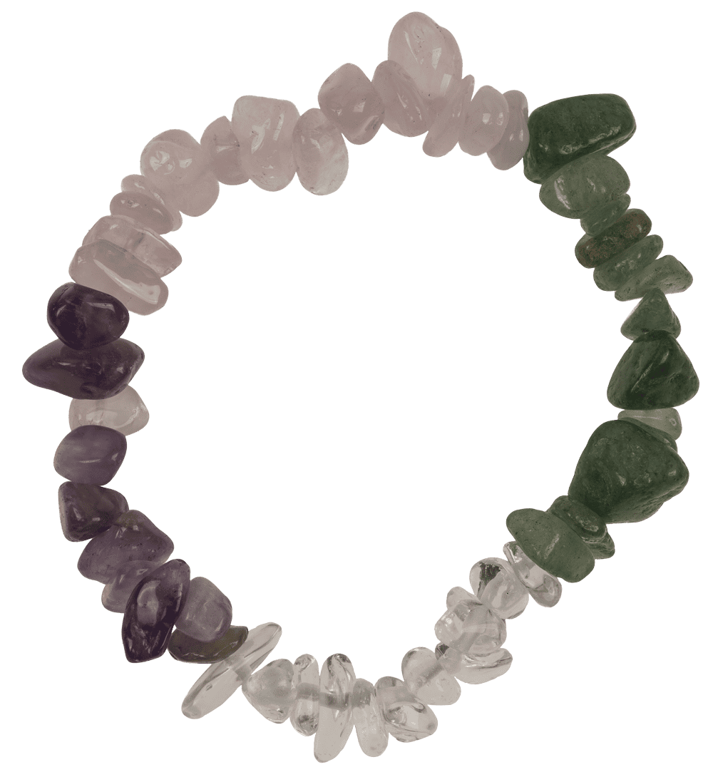 Multi-colour gemstone bracelet,