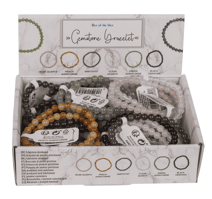 Pulsera de cuentas de piedras preciosas