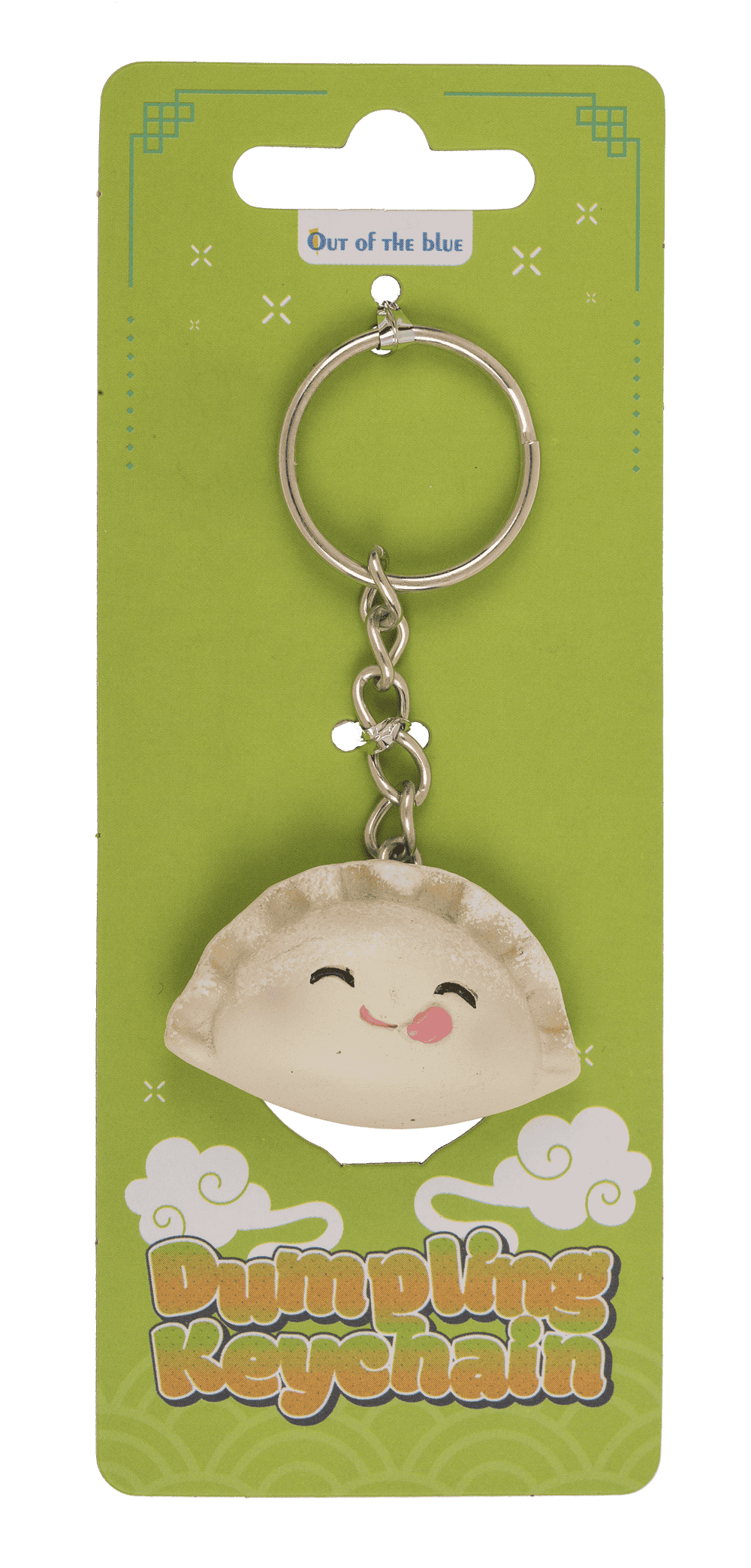 Metal keychain, Dumpling,