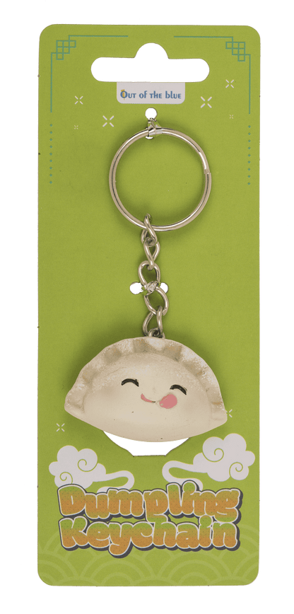 Metal keychain, Dumpling,