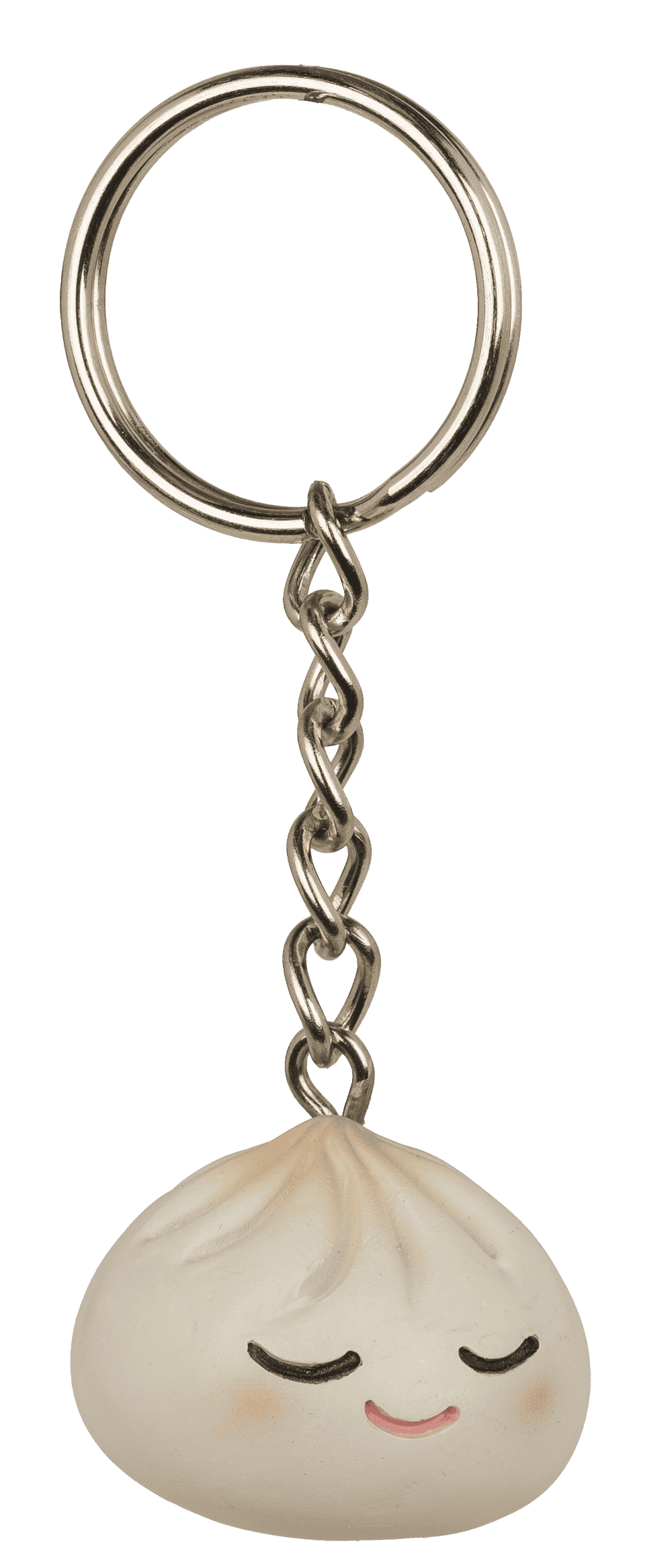 Metal keychain, Dumpling,