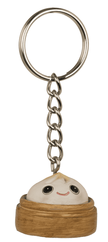 Metal keychain, Dumpling,