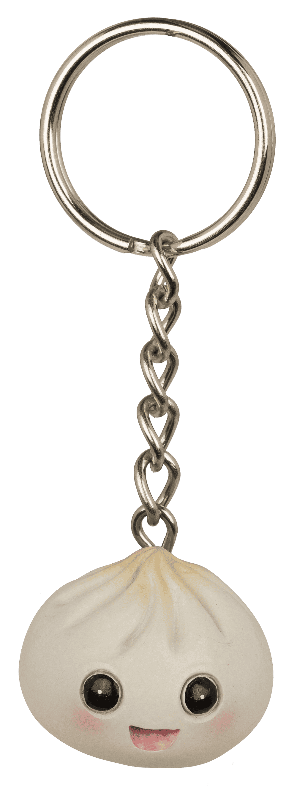 Metal keychain, Dumpling,