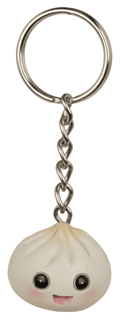 Metal keychain, Dumpling,