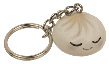 Metal keychain, Dumpling,