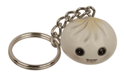 Metal keychain, Dumpling,