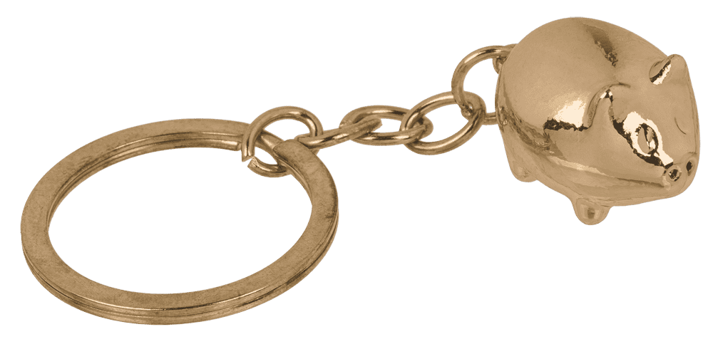 Metal keychain, Lucky Charms,