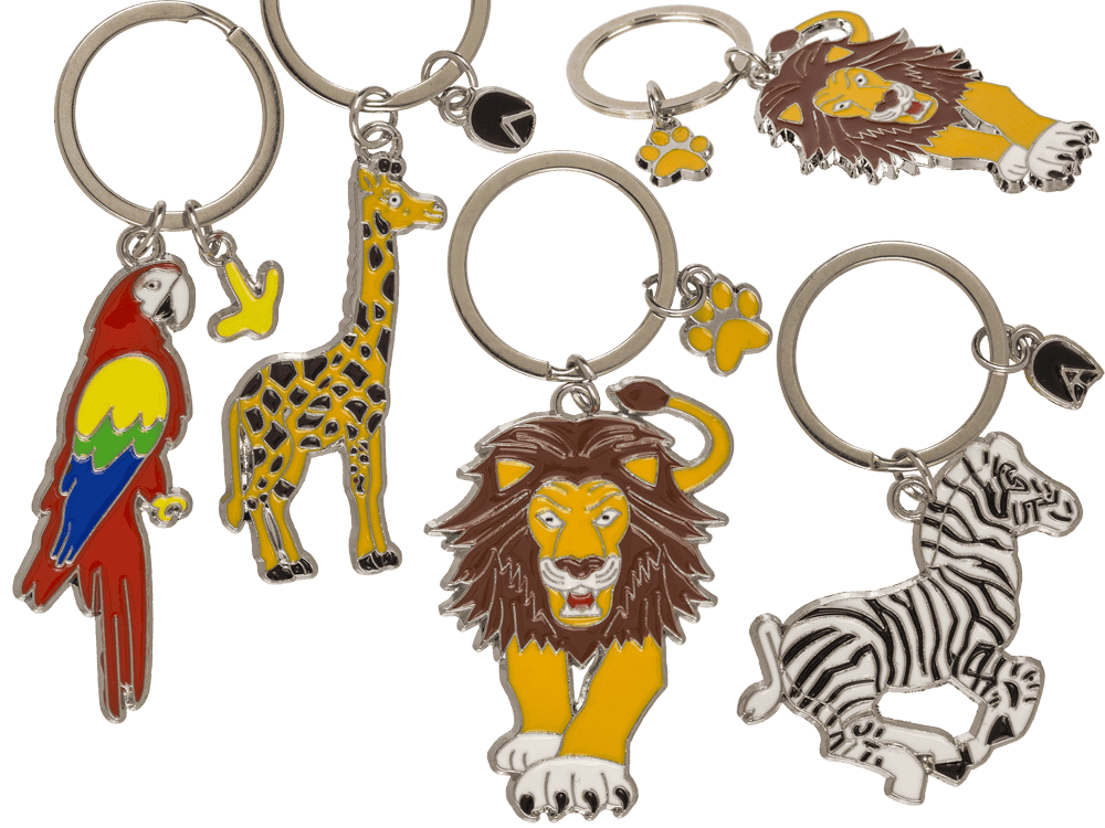 Metal keychain, Wild Life,