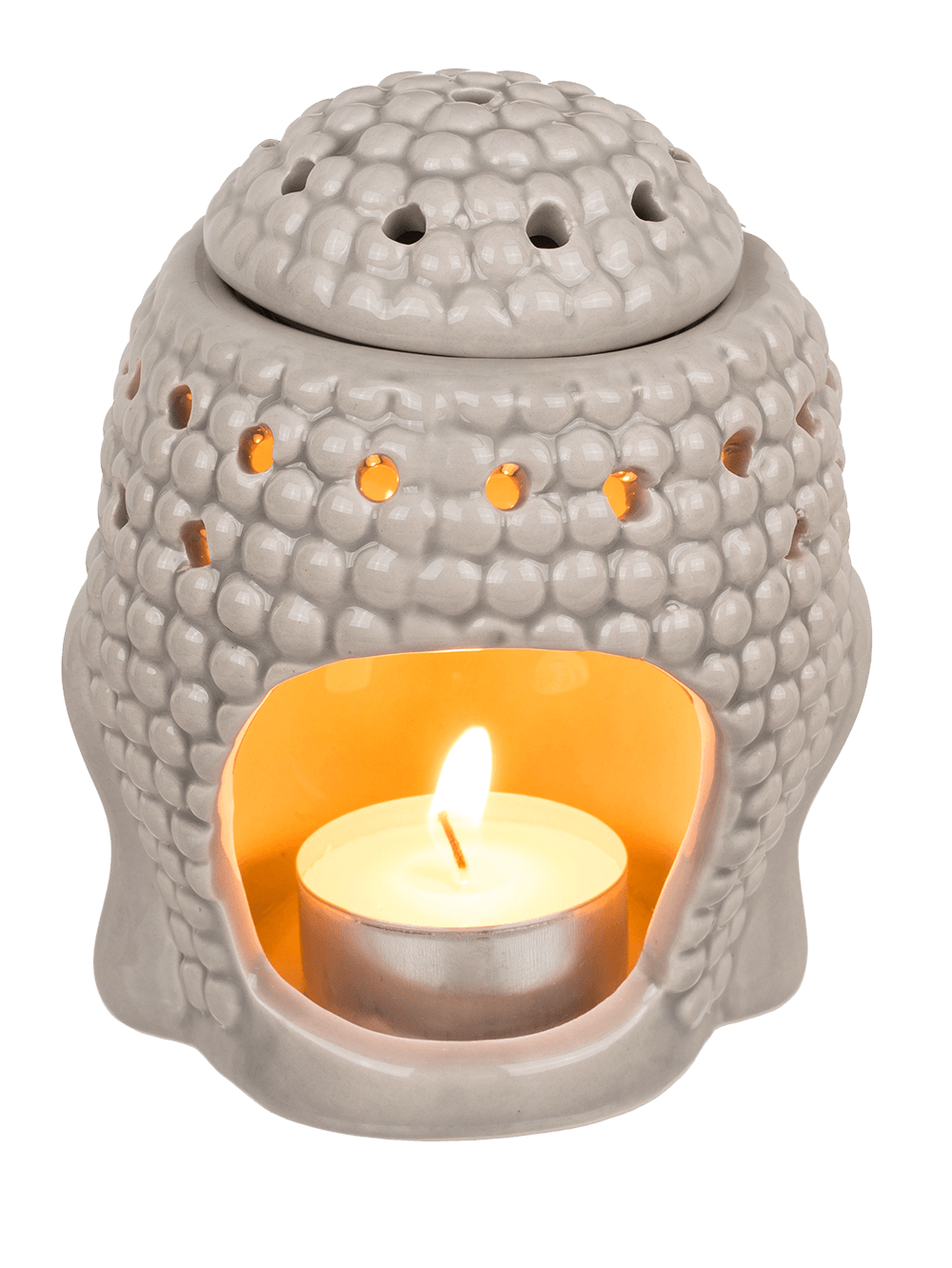 Oil burner, Buddha, with removeable lid,