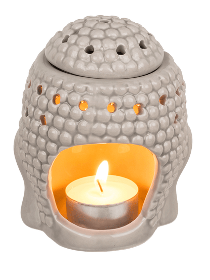 Oil burner, Buddha, with removeable lid,