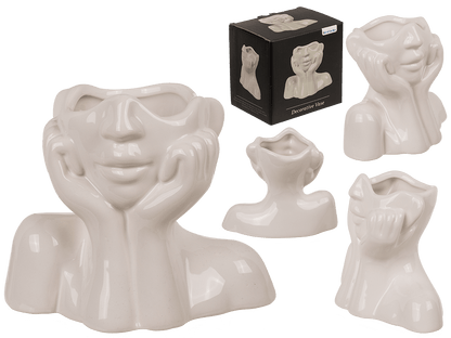 Ceramic vase, Face,