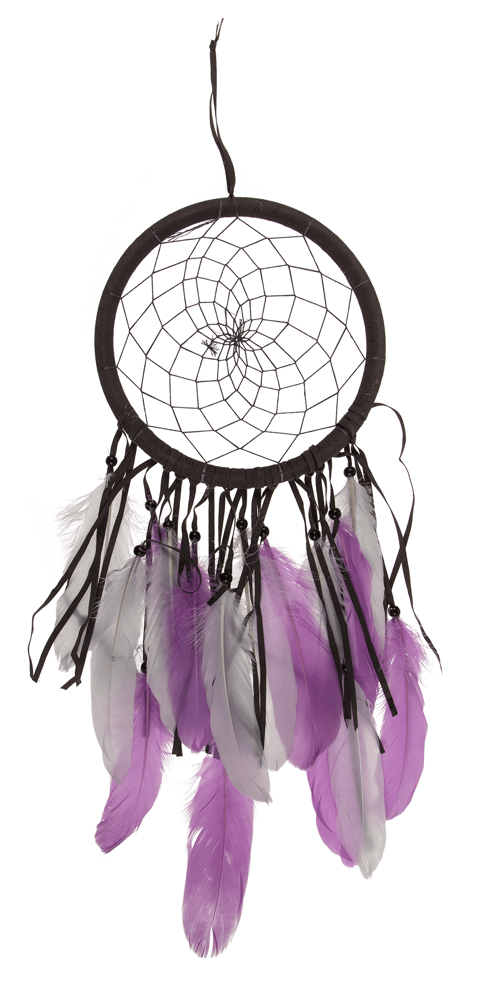 Brown/purple coloured fabric Dreamcatcher,