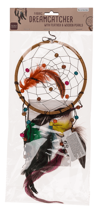 Multicoloured fabric Dreamcatcher,