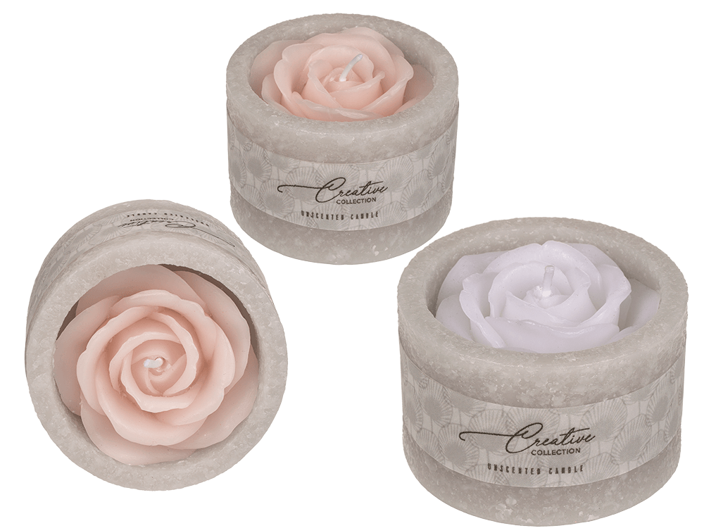 Candle, rose,