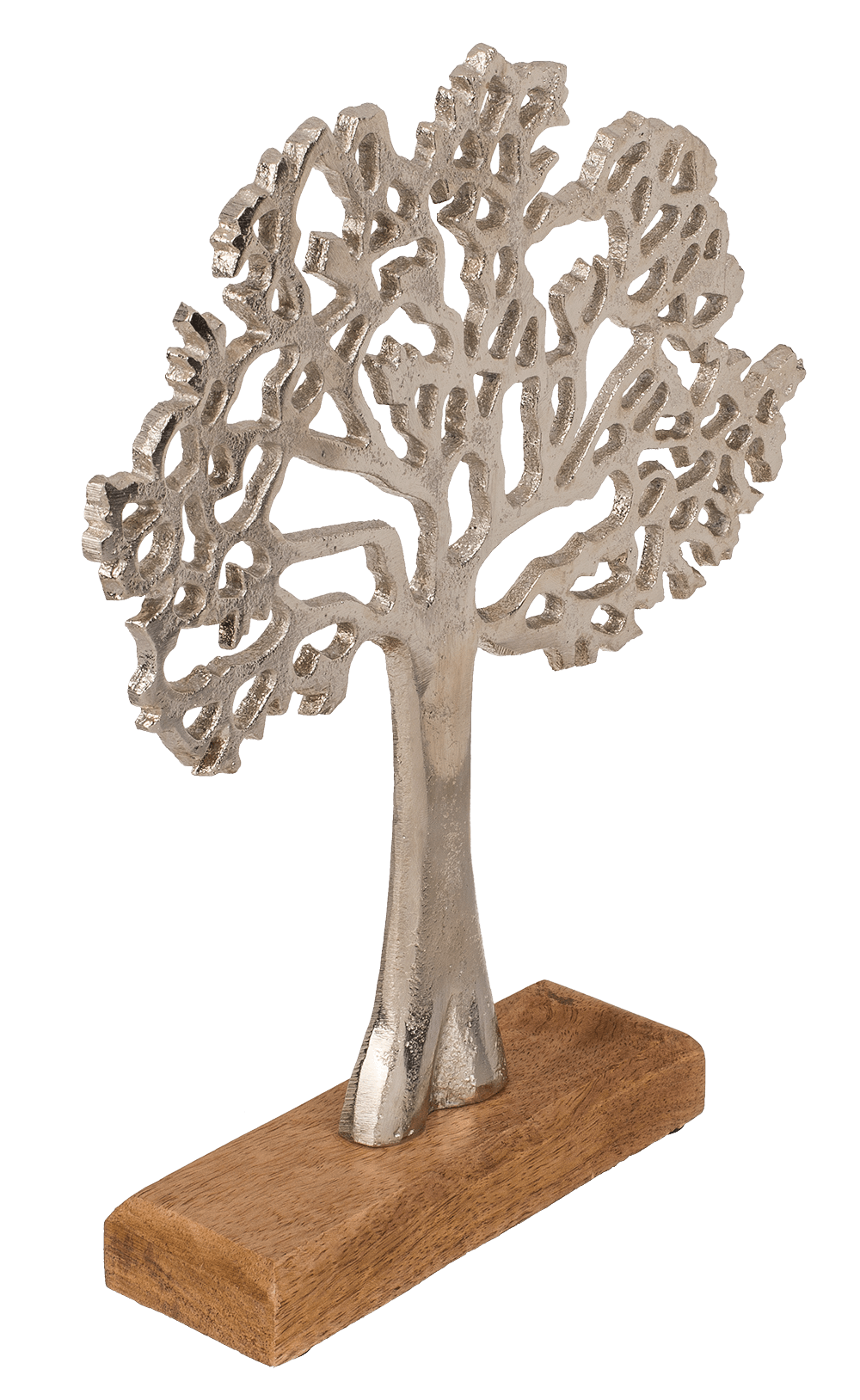 Silver colored tree of life,