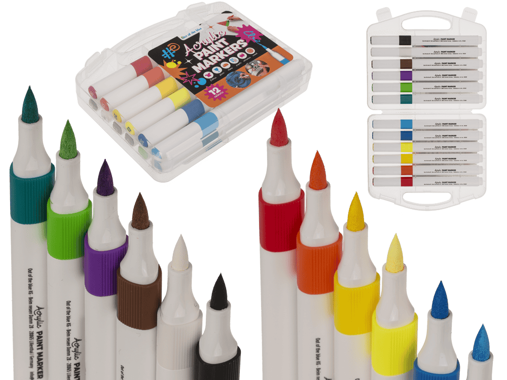 Acrylic Paint Markers , 14 cm,