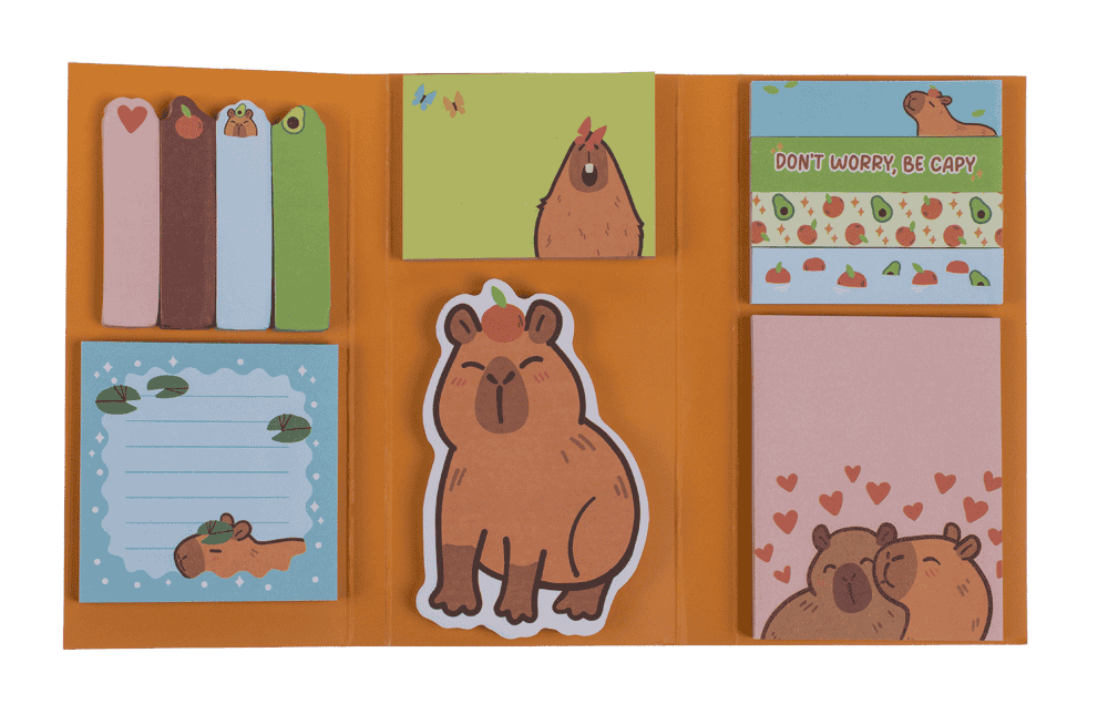 Haftnotizen, Capybara,