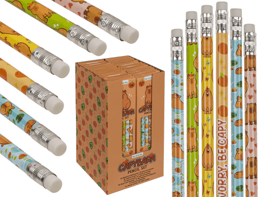 Pencil with Eraser, Capybara,