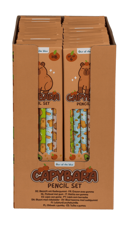 Lápiz con goma de borrar, Capibara