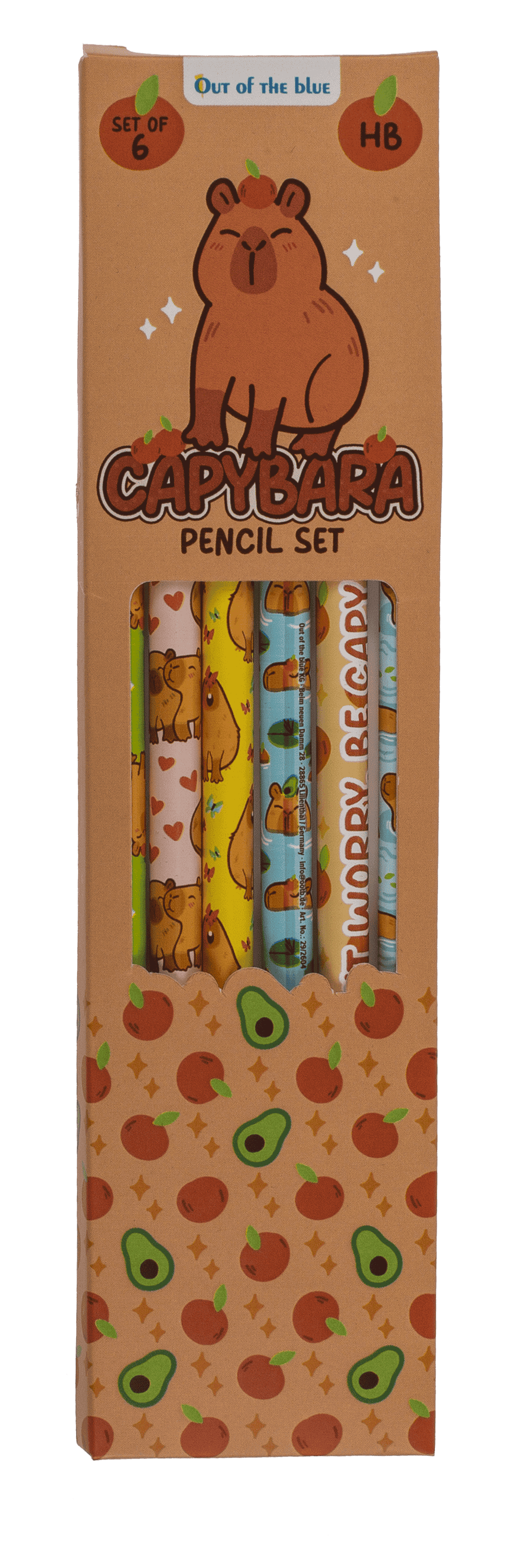 Lápiz con goma de borrar, Capibara