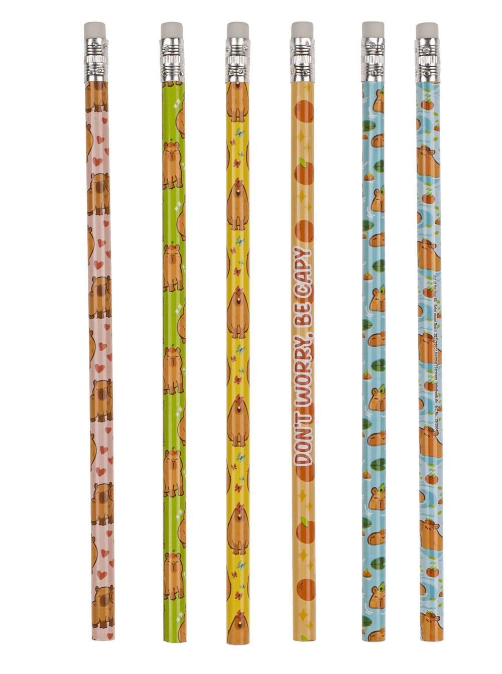 Lápiz con goma de borrar, Capibara