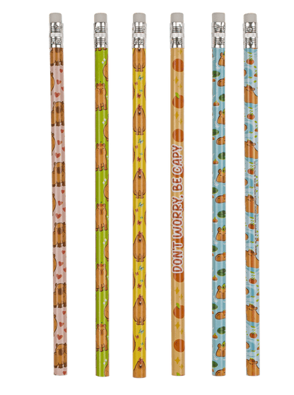 Lápiz con goma de borrar, Capibara